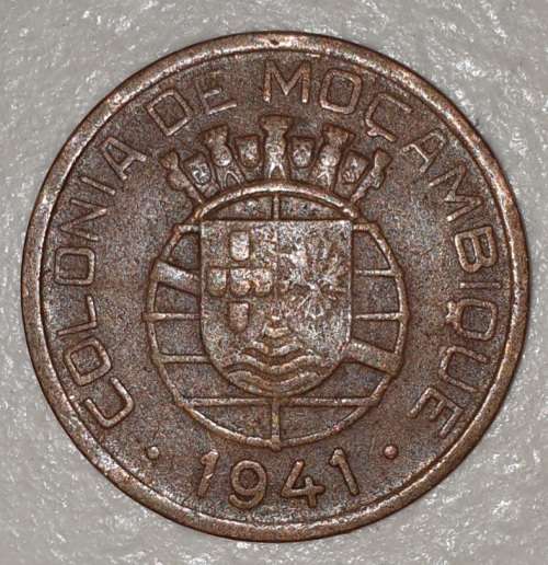 1941 - 20 CENTAVOS - MOCAMBIQUE - MOZAMBIQUE - (Bronze)